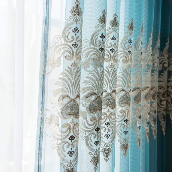 curtain & drapes curtains for living room royal blue sheer european floral embroidered tulle villa parlor sliding glass window
curtain & drapes curtains for living room royal blue sheer european floral embroidered tulle villa parlor sliding glass window