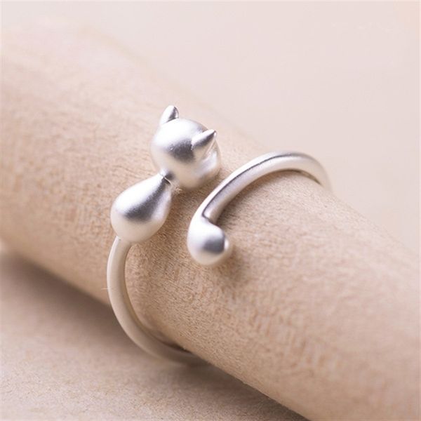 PIfu japan and korea simple cute ringear band rings women's opening cat paw cat ear dog women's jewelry, Silver
PIfu japan and korea simple cute ringear band rings women's opening cat paw cat ear dog women's jewelry, Silver