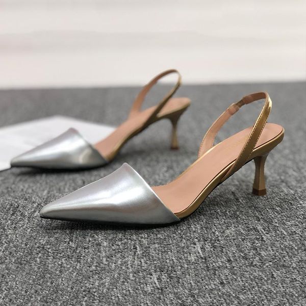 sandals 2021 summer high-heeled shoes silver pointed stiletto small single women, Black
sandals 2021 summer high-heeled shoes silver pointed stiletto small single women, Black