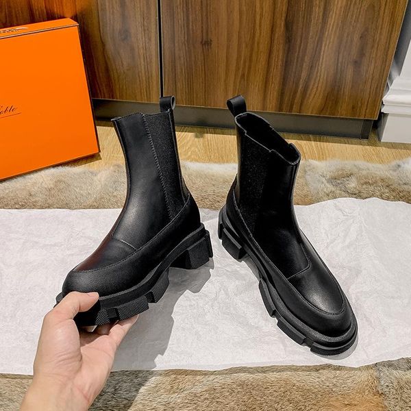 boots elastic band riding women pu leather platform shoes thick heels plush winter bottine femme slip on stretch mid-calf botas, Black
boots elastic band riding women pu leather platform shoes thick heels plush winter bottine femme slip on stretch mid-calf botas, Black