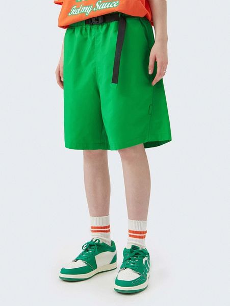 men push buckle belted shorts j0xo#, Black 
men push buckle belted shorts j0xo#, Black