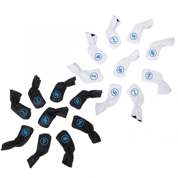 golf training aids 9pcs club headcover pu leather putter head cover waterproof thicken iron headcovers accessory
golf training aids 9pcs club headcover pu leather putter head cover waterproof thicken iron headcovers accessory