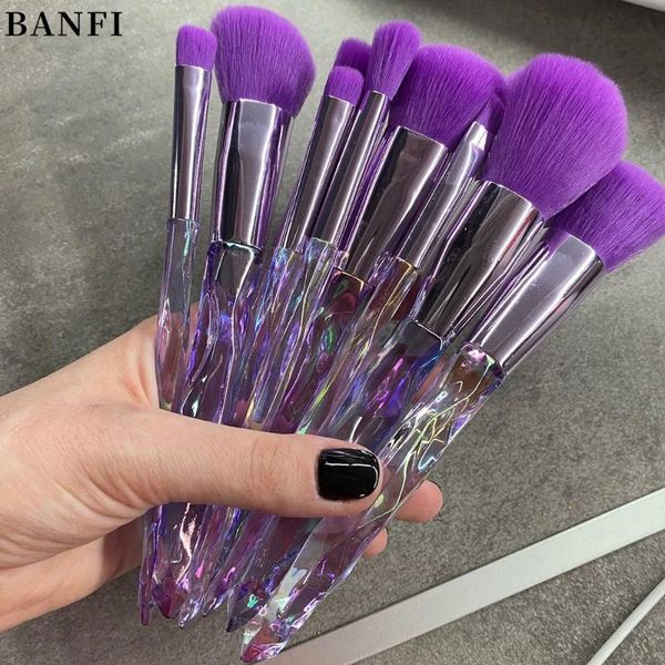 makeup brushes banfi 5/6/10 pcs crystal handle powder blush foundation soft synthetic hair women make up tool kits maquiagem
makeup brushes banfi 5/6/10 pcs crystal handle powder blush foundation soft synthetic hair women make up tool kits maquiagem