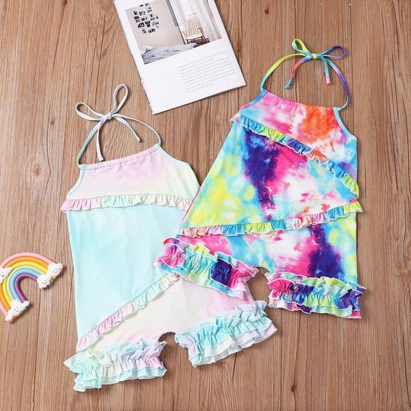 jumpsuits toddler baby girls summer siamese suspenders halter neck tie-dye romper infant boy playsuit jumpsuit floral clothes, Blue
jumpsuits toddler baby girls summer siamese suspenders halter neck tie-dye romper infant boy playsuit jumpsuit floral clothes, Blue