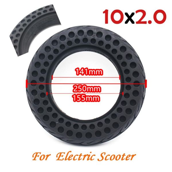 10x2.0 electric scooter solid tires universal wear-resisting non-inflatable honeycomb tyres motorcycle wheels &
10x2.0 electric scooter solid tires universal wear-resisting non-inflatable honeycomb tyres motorcycle wheels &