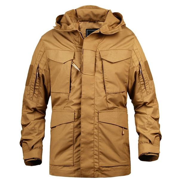 men's jackets spring m65 tactical clothing us army military field jacket trench coats hoodie male autumn casaco masculino windbreaker, Black;brown
men's jackets spring m65 tactical clothing us army military field jacket trench coats hoodie male autumn casaco masculino windbreaker, Black;brown