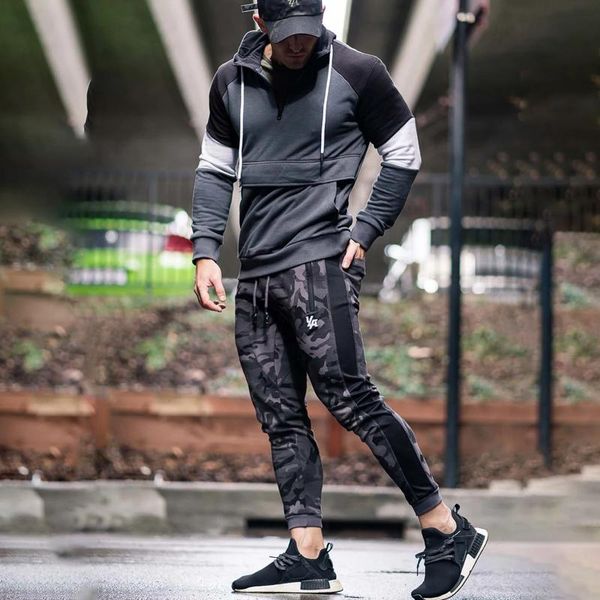 men's pants jogger sports fitness leisure patchwork printed slim fit running small foot closure, Black
men's pants jogger sports fitness leisure patchwork printed slim fit running small foot closure, Black