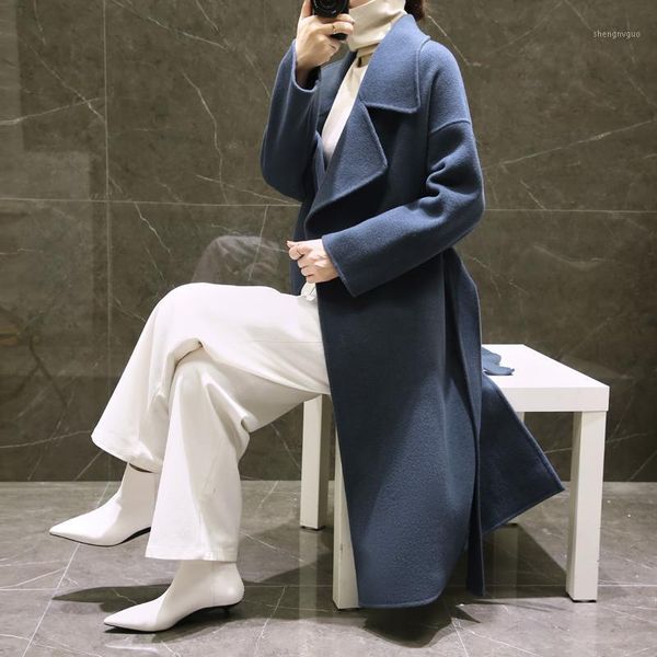 women's wool & blends 2021 autumn and winter cashmere coat suit collar cardigan casual plus size knitted 100%wool jacket female, Black
women's wool & blends 2021 autumn and winter cashmere coat suit collar cardigan casual plus size knitted 100%wool jacket female, Black