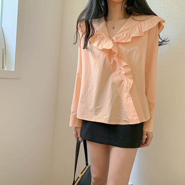 blouses solid irregular cute women loose retro fashion blouses all-match vintage sweet summer elegant casual shirts, White
blouses solid irregular cute women loose retro fashion blouses all-match vintage sweet summer elegant casual shirts, White