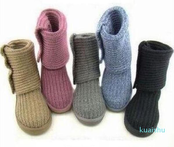 classic women's snow boots u58190 knitted wool yarn high and short ladies boots warm boots us3-12., Black
classic women's snow boots u58190 knitted wool yarn high and short ladies boots warm boots us3-12., Black