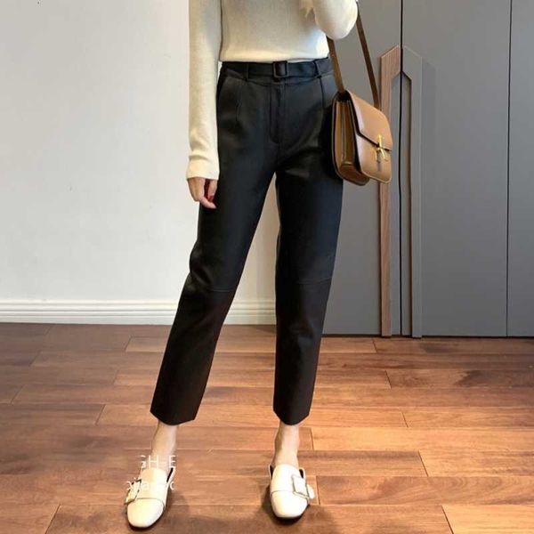 women's pants & capris capris women ankle-length 100% fashion natural genuine sheep leather crop jeans harem belt decor z8qq, Black;white
women's pants & capris capris women ankle-length 100% fashion natural genuine sheep leather crop jeans harem belt decor z8qq, Black;white