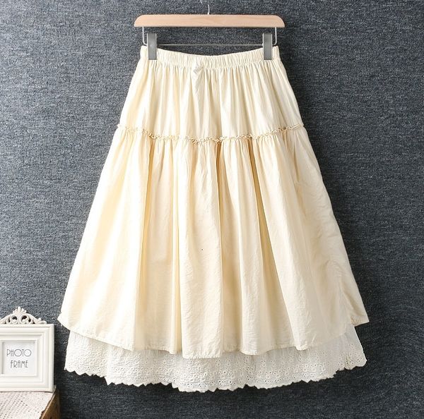 spring summer literary elastic waist cotton and linen solid color bottoming long loose skirt female 847, Black
spring summer literary elastic waist cotton and linen solid color bottoming long loose skirt female 847, Black
