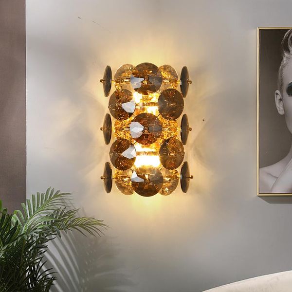 crystal wall lamps modern creative sconce for bedroom bedside luxury led light fixtures cristal indoor lightings lustre lamp
crystal wall lamps modern creative sconce for bedroom bedside luxury led light fixtures cristal indoor lightings lustre lamp