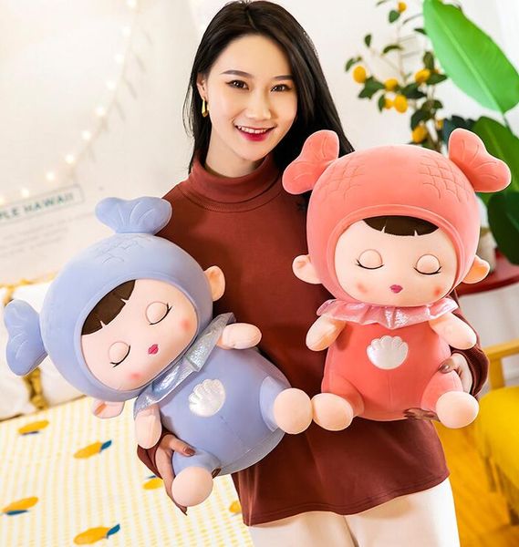 cute cartoon mermaid angel doll plush toy bed pillow children's toys soothing baby birthday gift sofa decoration wedding
cute cartoon mermaid angel doll plush toy bed pillow children's toys soothing baby birthday gift sofa decoration wedding