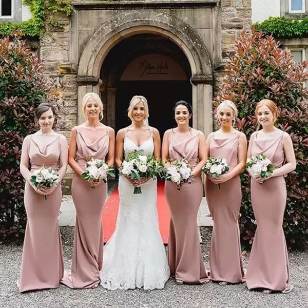 2022 dusty pink bridesmaid dresses mermaid plus size african ruffles spaghetti straps custom made chiffon floor length maid of honor gown, White;pink
2022 dusty pink bridesmaid dresses mermaid plus size african ruffles spaghetti straps custom made chiffon floor length maid of honor gown, White;pink