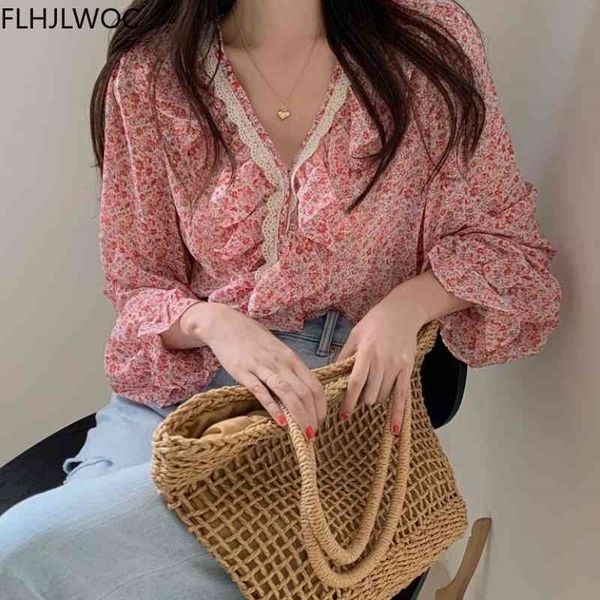 women's blouses & shirts summer autumn korea chic ruffled women fashion v neck patchwork white lace pink floral chiffon cute s
women's blouses & shirts summer autumn korea chic ruffled women fashion v neck patchwork white lace pink floral chiffon cute s