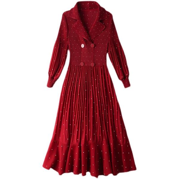 casual dresses 2021 spring autumn fashion vestidos women elegant office slim dot print pleated big plus size midi long dress -3xl, Black;gray
casual dresses 2021 spring autumn fashion vestidos women elegant office slim dot print pleated big plus size midi long dress -3xl, Black;gray