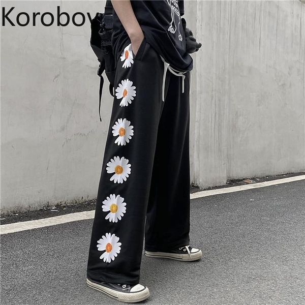 women's pants & capris korobov korean harajuku flower print women trousers streetwear high waist wide leg ulzzang, Black;white
women's pants & capris korobov korean harajuku flower print women trousers streetwear high waist wide leg ulzzang, Black;white