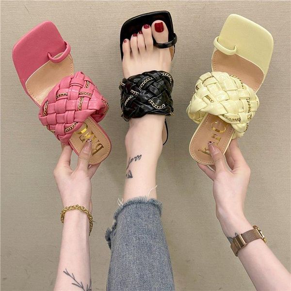 slippers shoes woman 2021 low square heel heels rubber flip flops pantofle luxury slides block high hawaiian summer, Black
slippers shoes woman 2021 low square heel heels rubber flip flops pantofle luxury slides block high hawaiian summer, Black