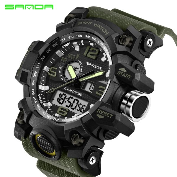 sanda brand military sport watch mens g style digital watch men quartz wristwatches 30m waterproof clock relogio masculinog, Slivery;brown
sanda brand military sport watch mens g style digital watch men quartz wristwatches 30m waterproof clock relogio masculinog, Slivery;brown