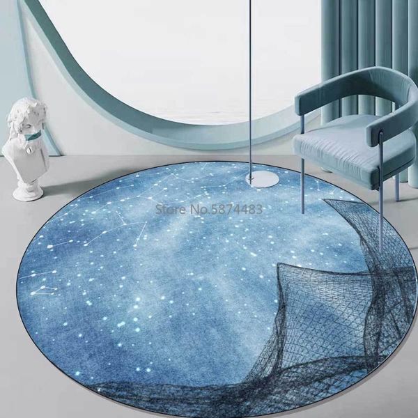 modern fashion blue constellation starry sky line mountain living room bedroom hanging basket chair round floor mat carpets
modern fashion blue constellation starry sky line mountain living room bedroom hanging basket chair round floor mat carpets
