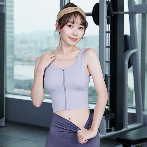 camisoles tanks front zipper vt bra women's running gathering beautiful back and waist closing fitns yoga sports underwear, Black;white
camisoles tanks front zipper vt bra women's running gathering beautiful back and waist closing fitns yoga sports underwear, Black;white