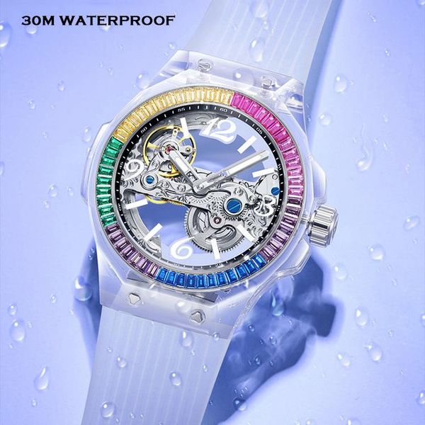 wristwatches hanboro ladies watch waterproof luminous mechanical silicone strap fashion women automatic wantch, Slivery;brown
wristwatches hanboro ladies watch waterproof luminous mechanical silicone strap fashion women automatic wantch, Slivery;brown