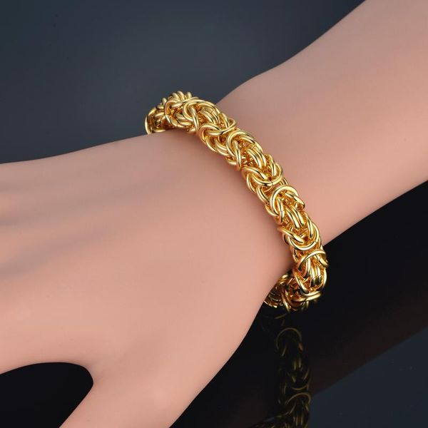 mens bracelets 2021 gold color 8mm thick byzantine chain bangles vintage jewelry gift, box pulseras link,, Black
mens bracelets 2021 gold color 8mm thick byzantine chain bangles vintage jewelry gift, box pulseras link,, Black