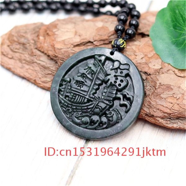 pendant chinese amulet men for obsidian natural necklace black gifts jewelry green accessories carved charm jade sailboat, Silver
pendant chinese amulet men for obsidian natural necklace black gifts jewelry green accessories carved charm jade sailboat, Silver