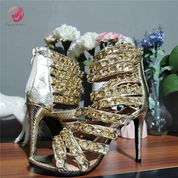 original intention stylish crystal gold bling sandals woman super gorgeous party elegant shoes female plus size 4-15, Black
original intention stylish crystal gold bling sandals woman super gorgeous party elegant shoes female plus size 4-15, Black