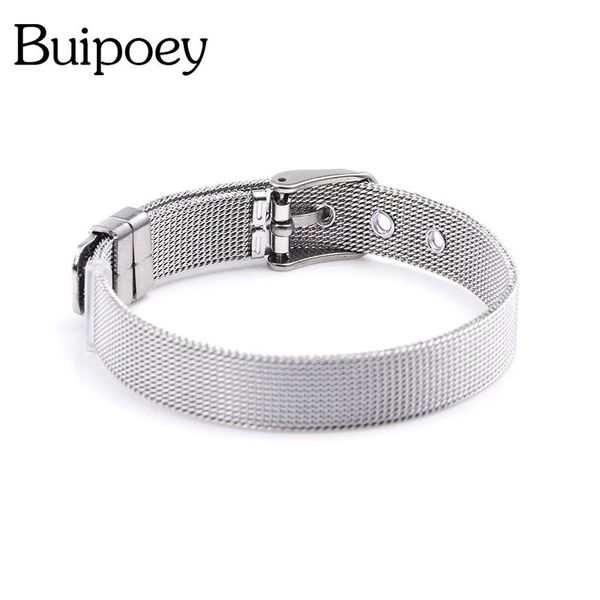 charm bracelets buipoey 10mm stainless steel silver color mesh belt fit girl & boy strap bangle jewelry accessories, Golden;silver
charm bracelets buipoey 10mm stainless steel silver color mesh belt fit girl & boy strap bangle jewelry accessories, Golden;silver
