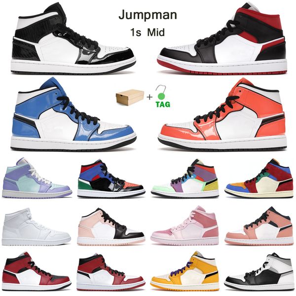 1s mid basketball shoes 1 mens trainers white shadow smoke grey turf orange university blue pine green womens outdoor sneakers with box
1s mid basketball shoes 1 mens trainers white shadow smoke grey turf orange university blue pine green womens outdoor sneakers with box