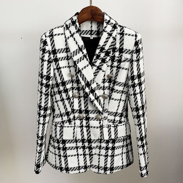 suits msxu elegant women vintage shawl collar tartan chess checks thin hemmed button tweed work lady from office suit blazer jacket business, White;black
suits msxu elegant women vintage shawl collar tartan chess checks thin hemmed button tweed work lady from office suit blazer jacket business, White;black