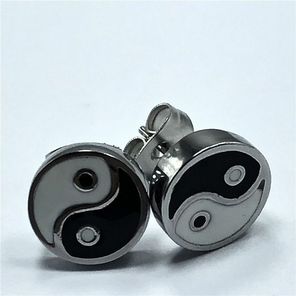 design jewelry bagua personality mini earrings taiji titanium male and female stainless steel earrings, Golden;silver
design jewelry bagua personality mini earrings taiji titanium male and female stainless steel earrings, Golden;silver
