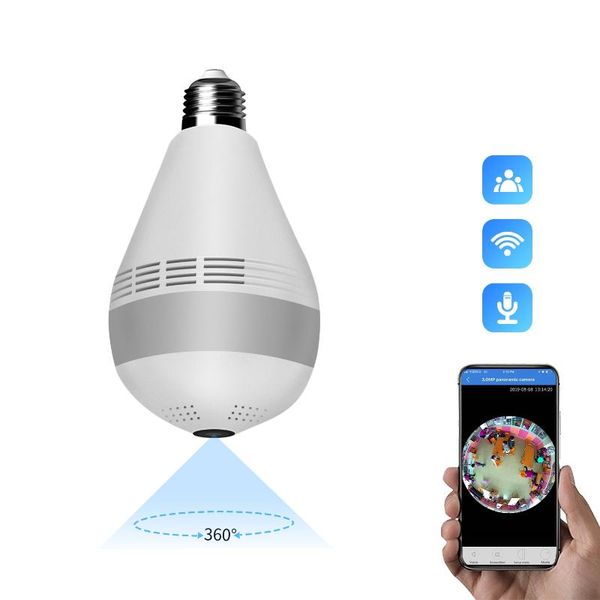 indoor 2mp fisheye bulb wifi camera ir night vision panoramic mini hidden alarm security ip cameras
indoor 2mp fisheye bulb wifi camera ir night vision panoramic mini hidden alarm security ip cameras