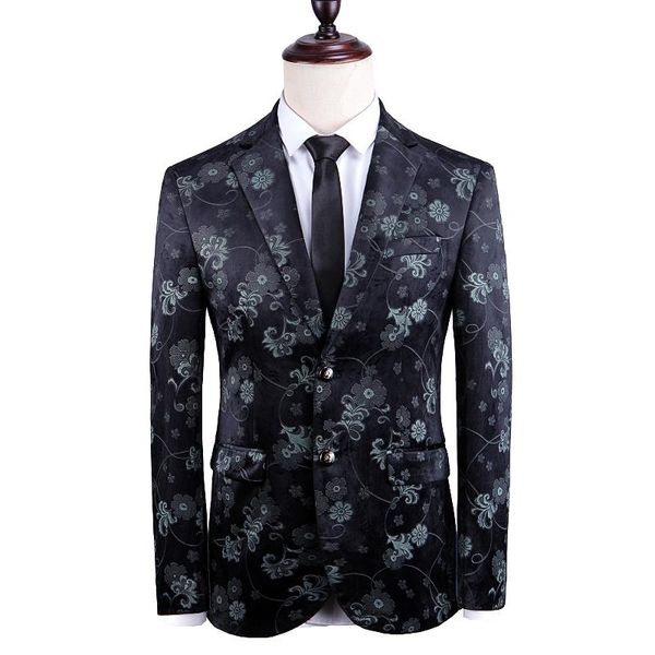 men's suits & blazers spring&summer 2021 high-quality fashion streetwear blazer printed slim mens nightclub men, White;black
men's suits & blazers spring&summer 2021 high-quality fashion streetwear blazer printed slim mens nightclub men, White;black