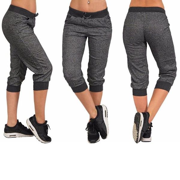 women's pants & capris casual women indoor sweatpants capri cropped jogger running loose drawstring waist with side pockets, Black;white
women's pants & capris casual women indoor sweatpants capri cropped jogger running loose drawstring waist with side pockets, Black;white