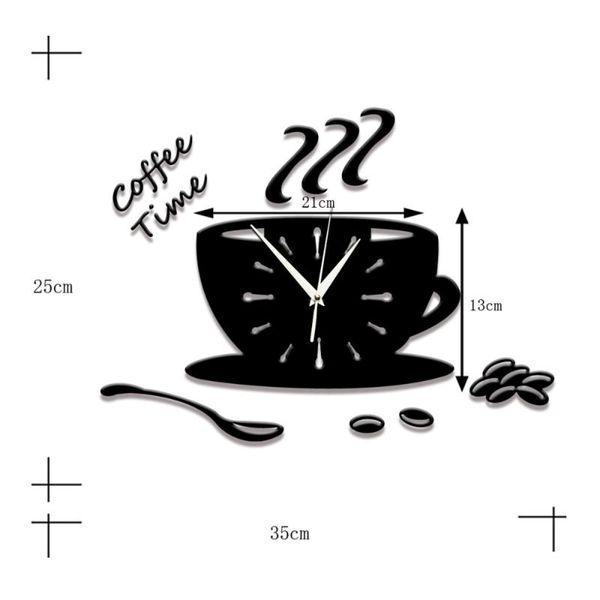 acrylic wall clock modern kitchen home decor coffee time cup shape sticker hollow numeral (red) clocks
acrylic wall clock modern kitchen home decor coffee time cup shape sticker hollow numeral (red) clocks