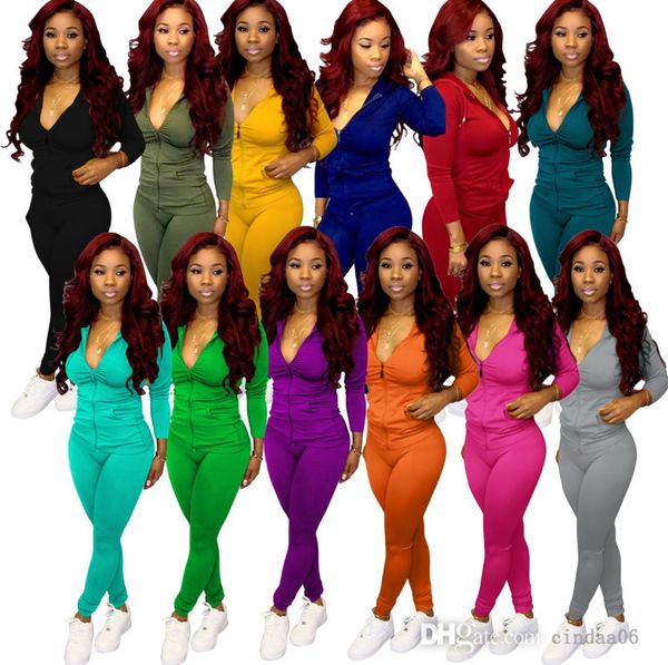 piece women two pants set designer tracksuit fashion long sleeve outfits club solid color zipper coat casual ladies apparel sportwear, White
piece women two pants set designer tracksuit fashion long sleeve outfits club solid color zipper coat casual ladies apparel sportwear, White