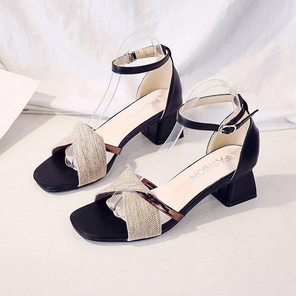 sandals 2021 summer fashion thick-heeled platform ladies roman outdoor open toe korean buckle all-match, Black
sandals 2021 summer fashion thick-heeled platform ladies roman outdoor open toe korean buckle all-match, Black