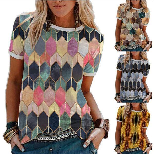 summer t-shirts women's gemstone splicing casual o-neck loose short sleeve t-shirt pullover tee, White
summer t-shirts women's gemstone splicing casual o-neck loose short sleeve t-shirt pullover tee, White