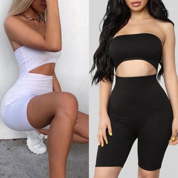 women's jumpsuits & rompers women solid color off shoulder strapless cutout shorts jumpsuit romper 2021, Black;white
women's jumpsuits & rompers women solid color off shoulder strapless cutout shorts jumpsuit romper 2021, Black;white