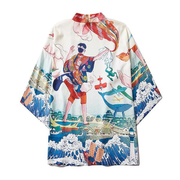 spring couple printed samurai traditional kimono japanese anime clothes cardigan cosplay men women yukata female shirt blouse ethnic clothin, Red
spring couple printed samurai traditional kimono japanese anime clothes cardigan cosplay men women yukata female shirt blouse ethnic clothin, Red
