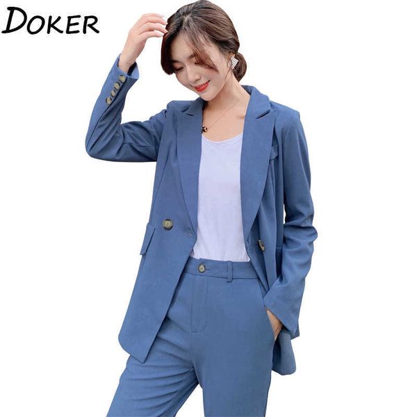 women suits office sets long sleeve two piece elegant trouser business ladies blazer and pants for 210604, White;black
women suits office sets long sleeve two piece elegant trouser business ladies blazer and pants for 210604, White;black