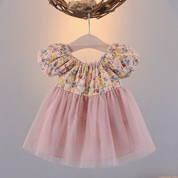 girl's dresses summer baby girl temperament round collar princess dress floral net gauze cute, Red;yellow
girl's dresses summer baby girl temperament round collar princess dress floral net gauze cute, Red;yellow