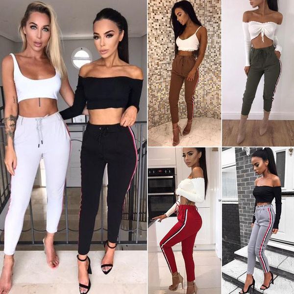 women's pants & capris explosions europe and the united states fall winter hip leisure sports, Black;white
women's pants & capris explosions europe and the united states fall winter hip leisure sports, Black;white