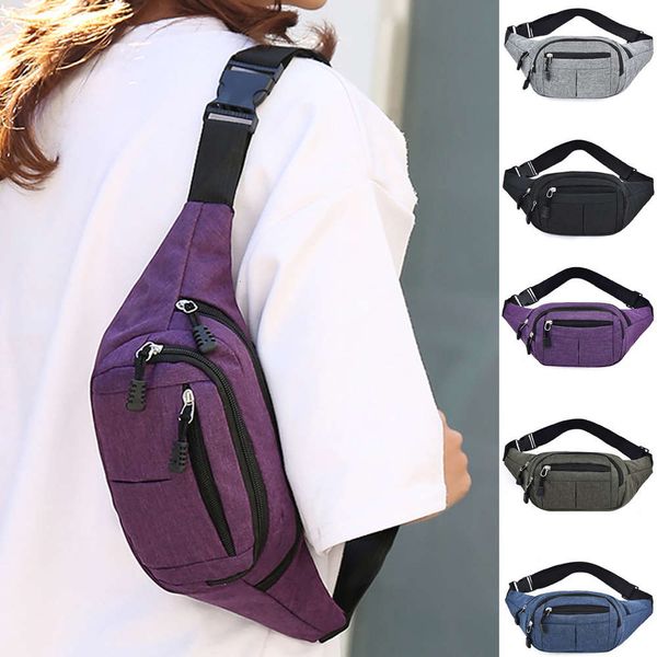 pure color three-layer zipper belt bag for men and women simple casual oxford cloth travel carry menger #y30
pure color three-layer zipper belt bag for men and women simple casual oxford cloth travel carry menger #y30