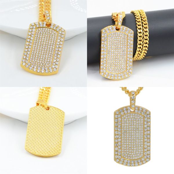 mens hip hop necklace jewelry full rhinestone iced out dog tag pendant gold necklace for men 309 n2, Silver
mens hip hop necklace jewelry full rhinestone iced out dog tag pendant gold necklace for men 309 n2, Silver