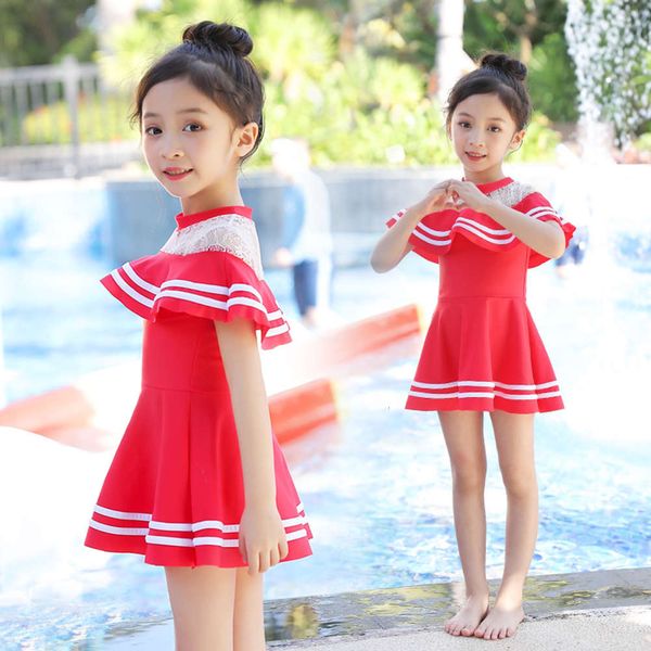children's suit children's girl middle and large children's one piece princess skirt cute baby swimsuit, Black
children's suit children's girl middle and large children's one piece princess skirt cute baby swimsuit, Black
