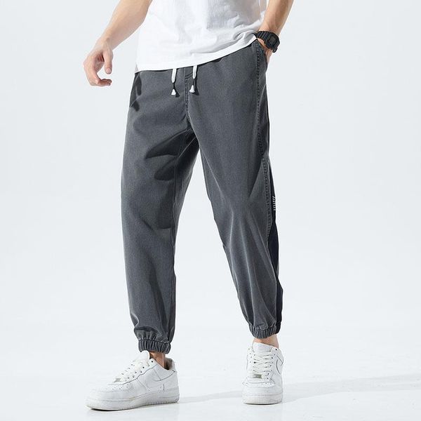men's pants 2021 spring autumn men casual thin loose straight joggers elastic waist sports breathable sweatpants, Black
men's pants 2021 spring autumn men casual thin loose straight joggers elastic waist sports breathable sweatpants, Black